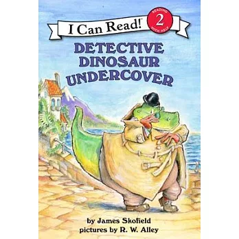 Detective dinosaur undercover