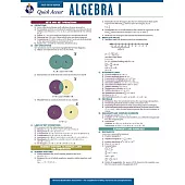 Algebra 1: REA Quick Access Fast Facts Review
