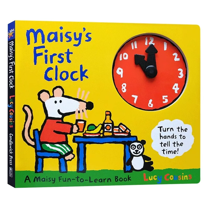 小鼠波波認時間（指針可轉 硬頁書）Maisy’s First Clock