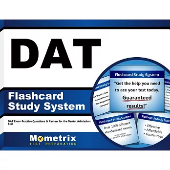 DAT Flashcard Study System: DAT Exam Practice Questions & Review for the Dental Admission Test