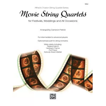Movie String Quartets for Festivals, Weddings, and All Occasions: Viola, Parts