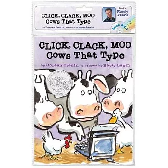 Click, Clack, Moo: Cows That Type (Book+CD)