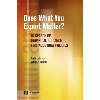 Does What You Export Matter?: In Search of Empirical Guidance for Industrial Policies