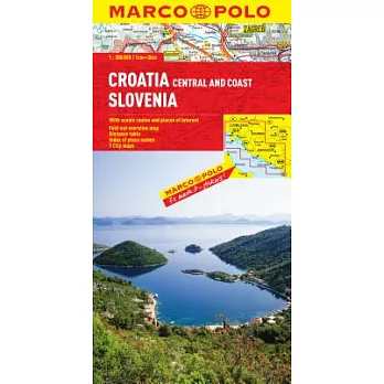 Croatia/Slovenia Marco Polo Map