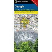 National Geographic Guide Map Georgia
