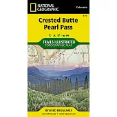 National Geographic Trails Illustrated Map Crested Butte Pearl Pass, Colorado, USA