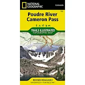 National Geographic Trails Illustrated Map Poudre River / Cameron Pass
