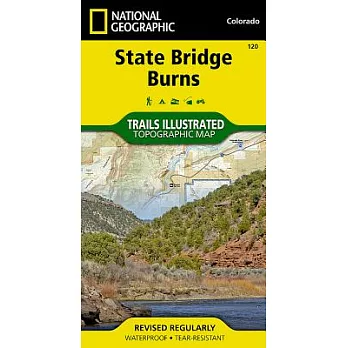 National Geographic Trails Illustrated Map State Bridge / Burns