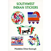 Southwest Indian Stickers: 24 Pressure-Sensitive Designs