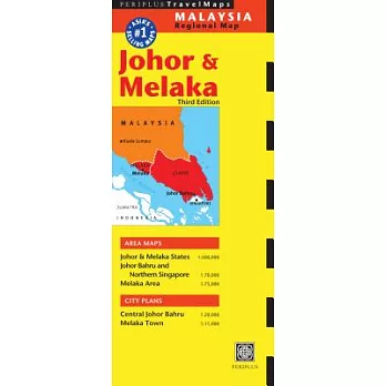 Periplus Travel Maps Johor & Melaka
