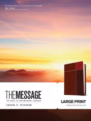 Message-MS-Large Print Numbered: The Bible in Contemporary Language