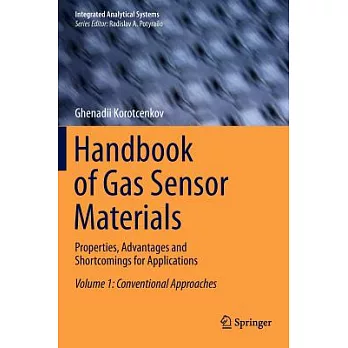 Handbook of Gas Sensor Materials: Properties, Advantages and Shortcomings for Applications: Conventional Approaches