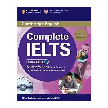 Complete IELTS Bands 6.5–7.5 Student’s Pack (Student’s Book with Answers with CD-ROM and Class Audio CDs (2))