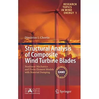 Structural Analysis of Composite Wind Turbine Blades: Nonlinear Mechanics and Finite Element Models With Material Damping