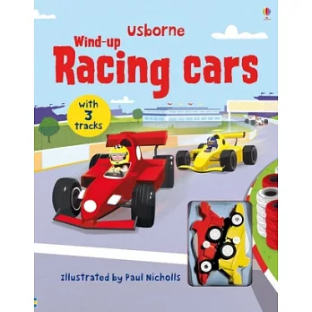 發條賽車跑跑遊戲書（附２車）Wind-up racing cars