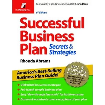 Successful Business Plan: Secrets & Strategies, America’s Best-Selling Business Plan Guide!
