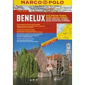 Marco Polo Road Atlas Benelux Belgium, Netherlands, Luxembourg