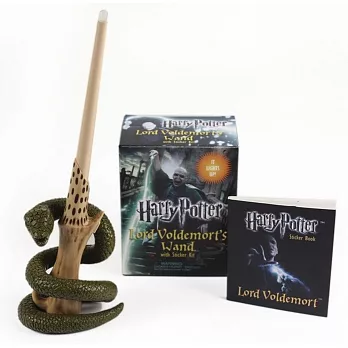 佛地魔魔杖迷你版（可發光）附貼紙書 Harry Potter Voldemort’s Wand with Sticker Kit: Lights Up!
