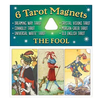 Fool Magnets: 6 Tarot Magnets from Us Games Tarot Decks