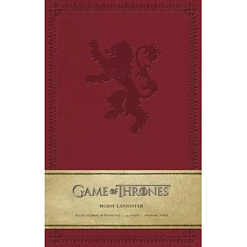 Game of Thrones - House Lannister Large Ruled Journal