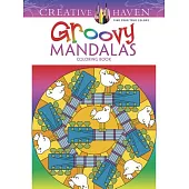 Groovy Mandalas Adult Coloring Book