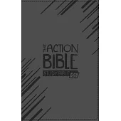 The Action Bible Study Bible ESV: English Standard Version, Virtual Leather, Slate Gray