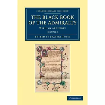The Black Book of the Admiralty: With an Appendix