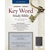 The Hebrew-Greek Key Word Study Bible: King James Version, Black, Genuine Leather, Thumb-Indexed With Ribbon Marker