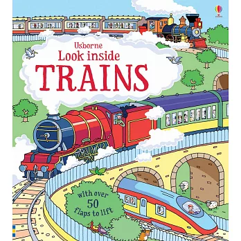 互動機關遊戲書：火車（5歲以上）Look Inside Trains