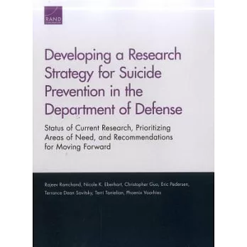 Developing a Research Strategy for Suicide Prevention in the Department of Defense: Status of Current Research, Prioritizing Are