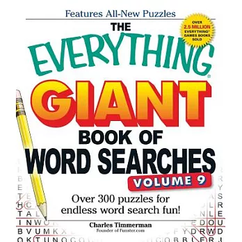 The Everything Giant Book of Word Searches: Over 300 puzzles for endless word search fun!