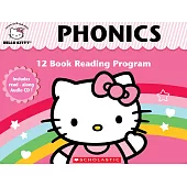 Hello Kitty Phonics Box Set 1 (pink)(12 Books with CD)