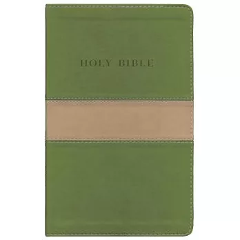 The Holy Bible: King James Version Olive on Tan Flexisoft Personal Size Giant Print Reference Bible