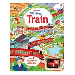 發條火車跑跑遊戲書（４場景軌道可拆組）Wind-Up Train