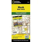 National Geographic MOAB Map Pack: Trails Illustrated Topographic Maps