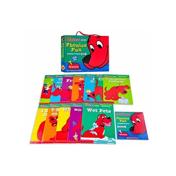 Clifford Phonics Fun: Reading Program Pack 1 (12 Books+CD)