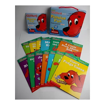 Clifford Phonics Fun: Reading Program Pack 5 (12 Books+CD)