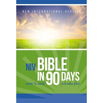 Bible in 90 Days-NIV: Cover to Cover in 12 Pages a Day