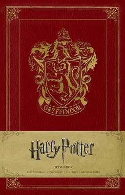 哈利波特：葛來分多學院硬殼橫線筆記本（13 x 21 cm / 192 頁）Harry Potter Gryffindor Hardcover Ruled Journal