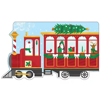 Christmas Train Shaped Cover Sticky Notes