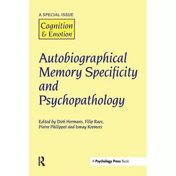 Autobiographical Memory Specificity and Psychopathology: A Special Issue of Cognition and Emotion