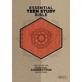 Essential Teen Study Bible: New King James Version, Orange Cork, Leathertouch, Includes 146 Essential Connection Devotions