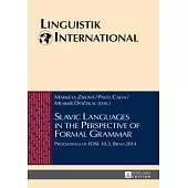 Slavic Languages in the Perspective of Formal Grammar: Proceedings of Fdsl 10.5, Brno 2014