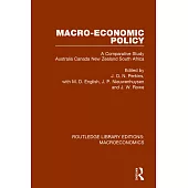 Macro-Economic Policy: A Comparative Study, Australia, Canada, New Zealand and South Africa