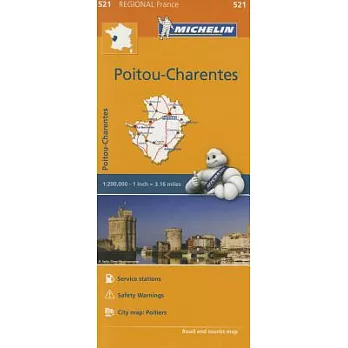 Michelin Regional Poitou-Charentes, France