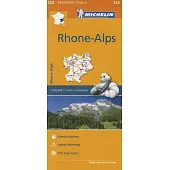 Michelin Regional Maps: France: Rhone-Alps Map 523