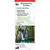 Appalachian Mountain Club Massachusetts Trail Map Northern Berkshires / Southwestern Massachusetts / Wachusett Mountain State Reservation