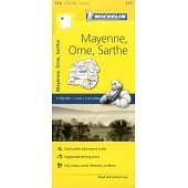Michelin Mayenne, Orne, Sarthe France