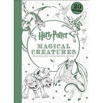 Harry Potter Magical Creatures Postcard Coloring Book