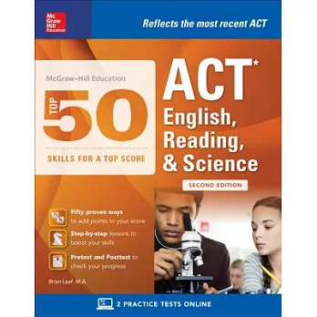 McGraw-Hill Education Top 50 Skills for a Top Score ACT English, Reading, and Science